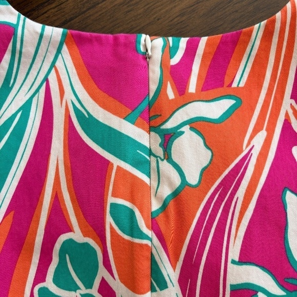 Anne Klein tropical print shift dress size 10 - Picture 7 of 14